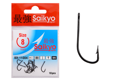 Крючки Saikyo KH-11004 CRYSTAL BR № 8 (10шт.)