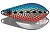 Блесна колеблющаяся Lure Max Atom-LM 67mm. 15gr. 42