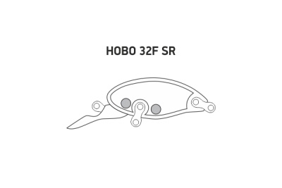 Воблер LureMax HOBО 32F SR-091 3гр. плавающий
