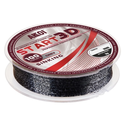 Леска AKKOI START 3D 100m grey 0.50mm