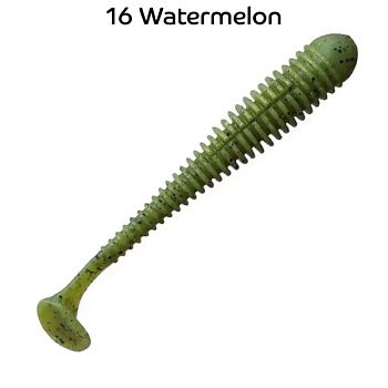 Силикон. приманки Crazy Fish Vibro Worm 3.4  12-85-16-6-F плавающие 