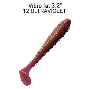 Силикон. приманки Crazy Fish Vibro Fat 3.2  73-80-12-6